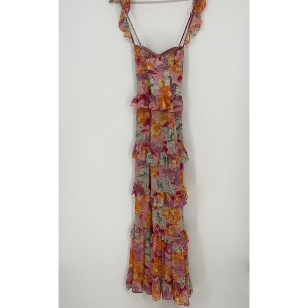 Wayf Floral Tiered Ruffle Maxi Dress - Picture 2 of 3